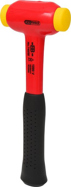 KS Tools marteau à face souple avec isolation de protection, diamètre de tête 35 mm, 117.1127