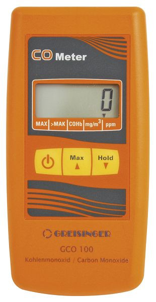 Appareil de mesure portatif du CO Greisinger GCO 100 avec alarme, 600062