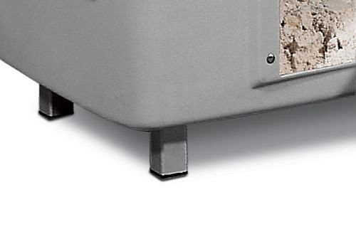 Ensemble DENIOS avec 4 pieds de base pour conteneurs type SB 100 / 200, 129-349