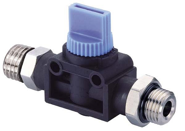 temporisateur B-HVE-1/4-1/4-KU, vanne manuelle 3/2 voies, cylindrique à visser, UE : 5 pièces, 03170142