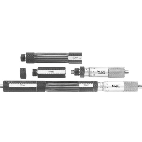 Vogel Germany Jeu de micromètres d'intérieur DIN 863, 100 - 200 mm, 230440