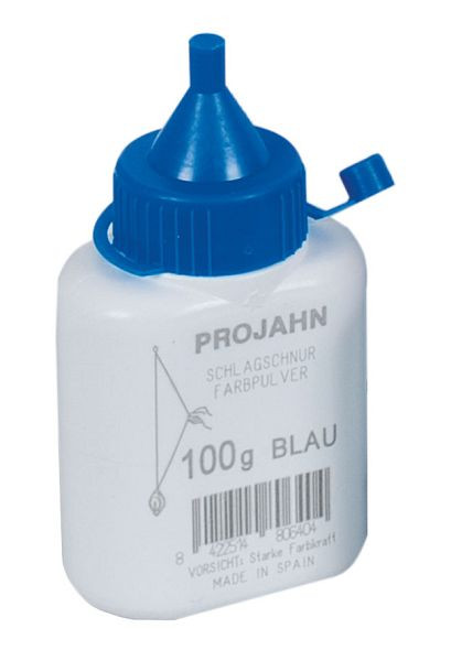 Flacon de poudre de couleur Projahn 100g bleu pour rouleau à craie, 2393-1