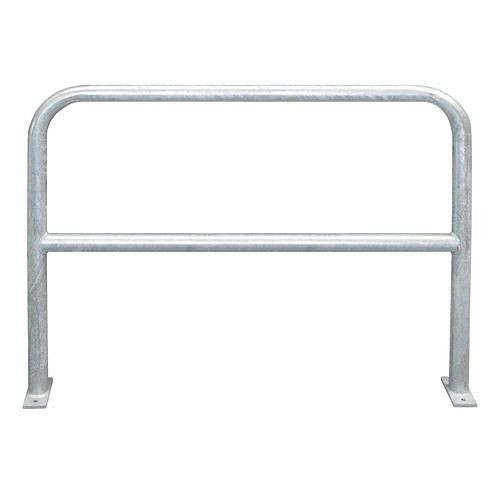 Barre de protection Moravia avec genouillère, uniquement galvanisée à chaud, à cheviller, H 1000 mm, 311104