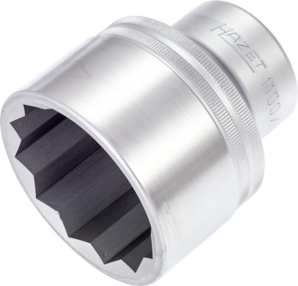 Embout pour clé à douille Hazet, double hexagonal, carré creux 25 mm (1 pouce), profil externe double hexagonal, 55 mm, 1100Z-55