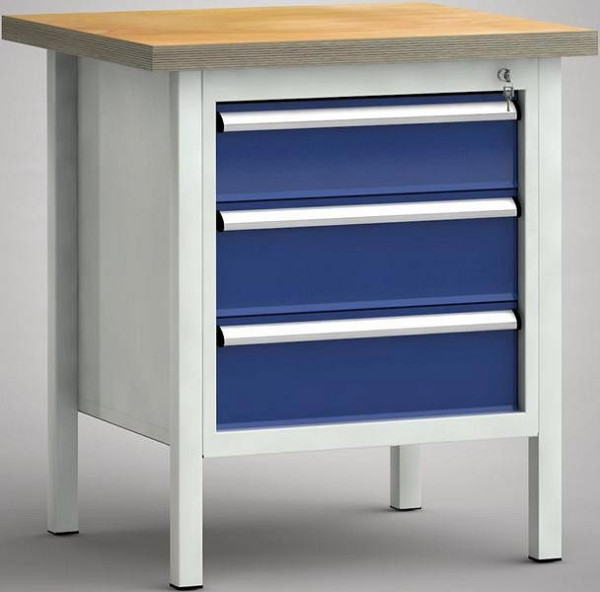 Etabli standard KLW - 750 x 700 x 840 mm L x P x H, WS052N-0750M40-E1632