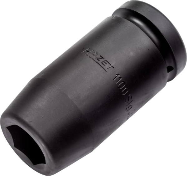 Impact Hazet, douille tournevis machine, six pans, carré creux 25 mm, profil six pans mâle, 27 mm, version longue, 1100SLG-27