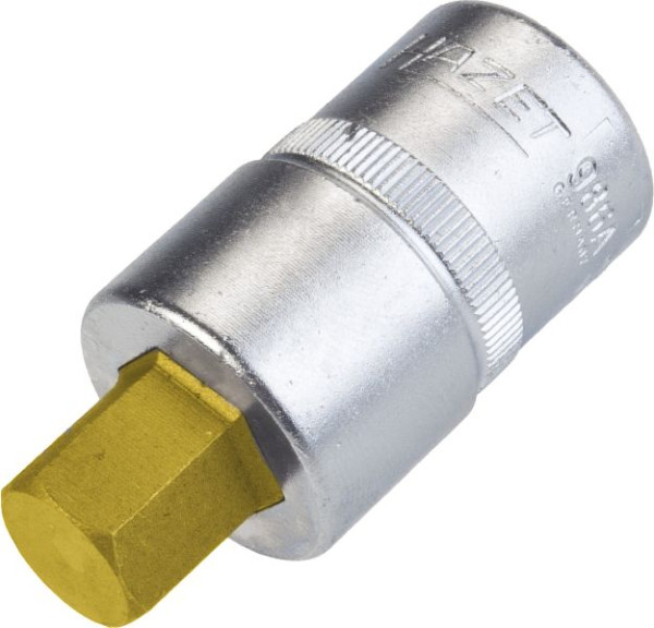 Douille tournevis Hazet, carré creux 12,5 mm (1/2"), profil à douille hexagonale, 1/2", 986A-1/2