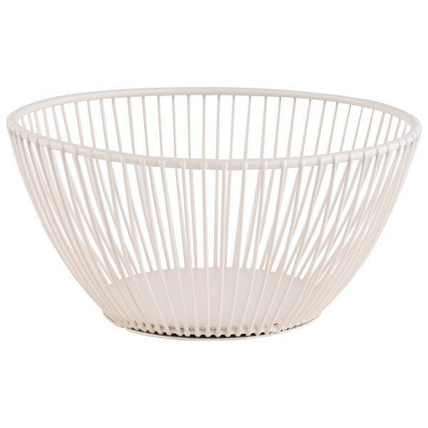 Panier APS -SVART- en blanc murmure Ø 17,5 cm, hauteur : 8 cm, 30425