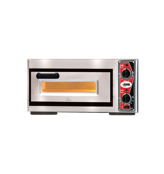 Four à pizza GMG Classic PF3232 E électrique - 1x Ø 32cm, 2,5 kW, 230V - inox 1 chambre de cuisson, PF3232E