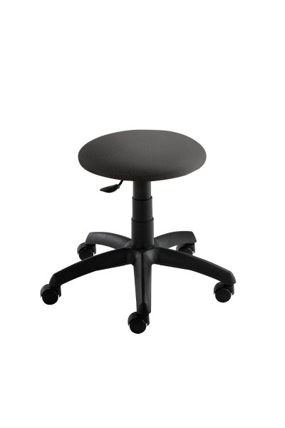 Tabouret Mayer Sitzmöbel , structure noire, assise rembourrée, anthracite, 1282S_26394