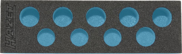 Insert en mousse souple Hazet à 2 composants, pour 163-252/9, dimensions / longueur : 172 mm x 50 mm, 163-252L