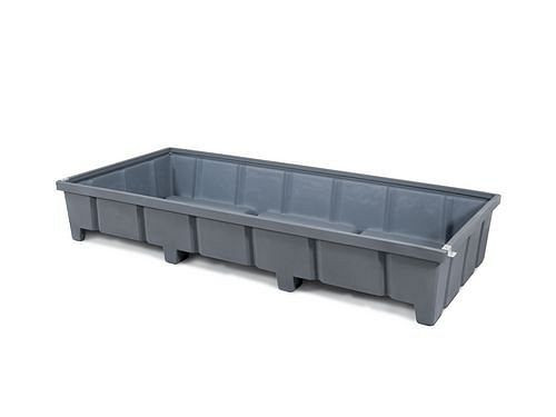 Plateau pour étagères DENIOS type RWP 27.6 en polyéthylène (PE), pour étagères avec une largeur de casier de 2700 mm, 201-372