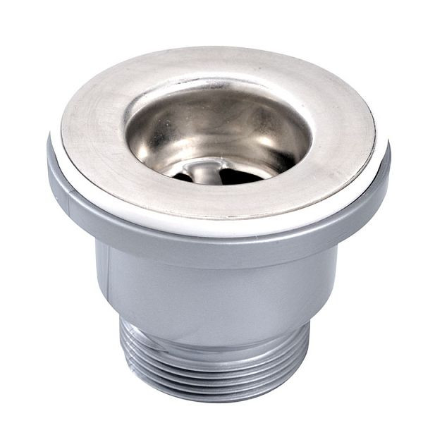Robinet de vidange Gastro-Inox chromé Ø38mm, 402.512