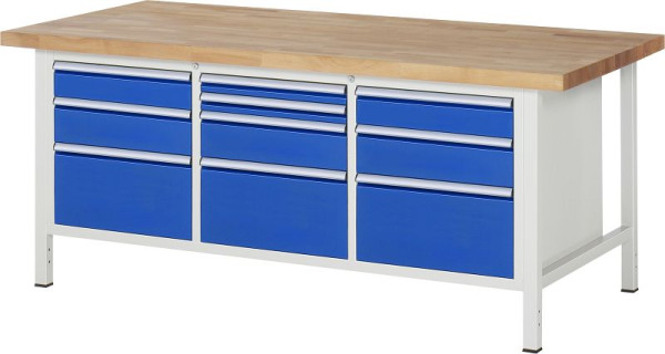 Etabli RAU série 8000 - modèle 8576, L2000 x P900 x H840-1040 mm, 13-8576A2-209B4H.11
