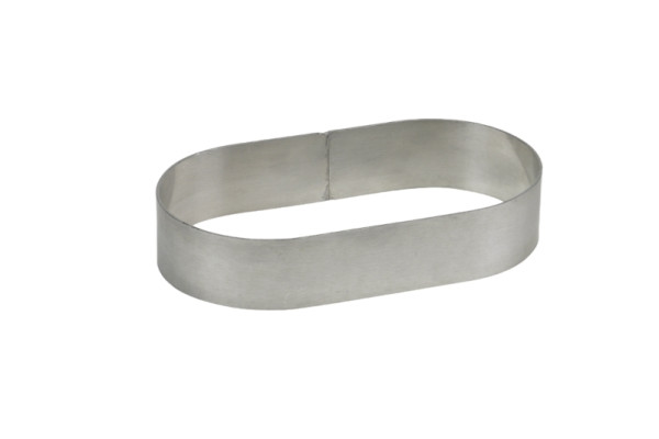 Cercles à gâteau ovales Schneider, longueur 235 mm, largeur 105 mm, hauteur 40 mm, 155050