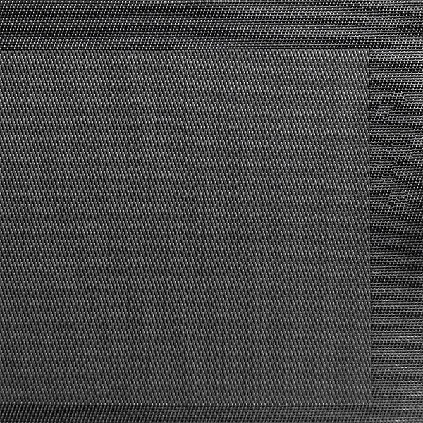 Set de table APS, 45 x 33 cm, PVC, ruban fin, coloris : FRAMES noir, lot de 6, 60541