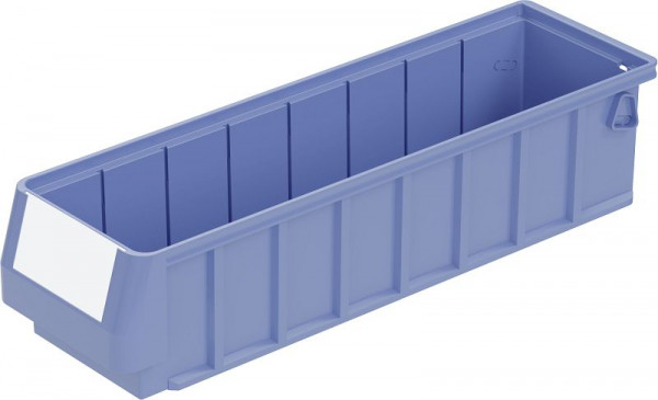 BITO boîte à étagères RK set /RK4109 400x117x90 bleu poudré, avec étiquette, 16 pièces, C0220-0004