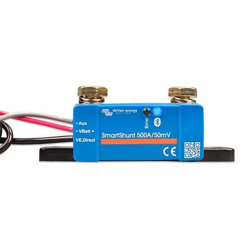 Shunt d'énergie Victron SmartShunt 500 A/50 mV IP65, 8-67-018725, SHU065150050