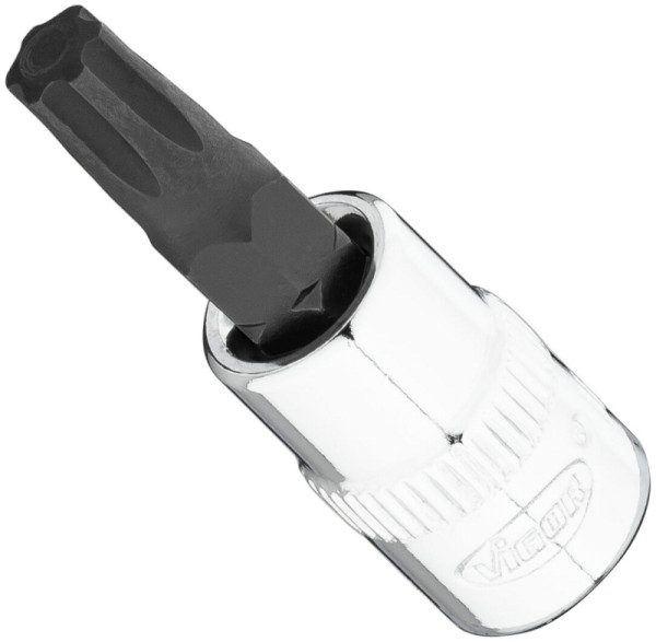 Embout de tournevis VIGOR T-Plus, carré 6,3 mm (1/4 pouce), profil T+, T30+, V7037-IP30