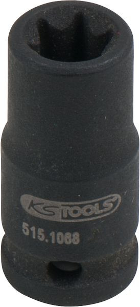 KS Tools Douille Torx E 1/4", courte, E8, 515.1068
