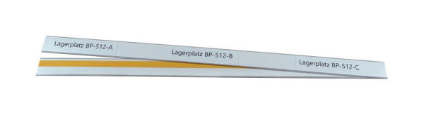 Porte-étiquette Eichner, autocollant, dimensions : 54 x 1000 mm, UE : 10 pièces, 9218-03040