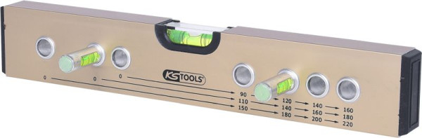 KS Tools niveau à bulle à distance standard / jauge de connexion de montage, 300 mm, 204.2000