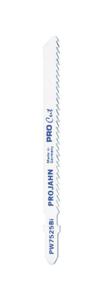 Lame de scie sauteuse Projahn PW7525 BiM 75x2.5mm PROCut UV: 5 pièces, 63222