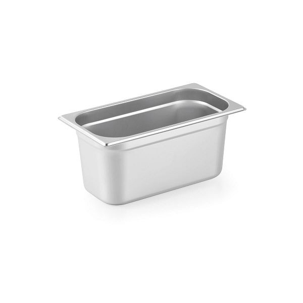 Vaiotec TOPLINE Bac gastronorme GN 1/3 - 150 mm, acier inoxydable AISI 304, 32,5x17,6x15 cm, 10628