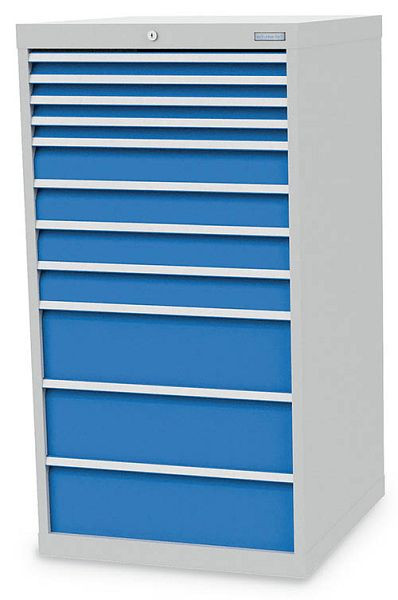 Armoire à tiroirs Bedrunka+Hirth mm, R 24-24, nombre de tiroirs : 11, dimensions en mm (LxPxH) : 705 x 736 x 1319, 713/4403V10