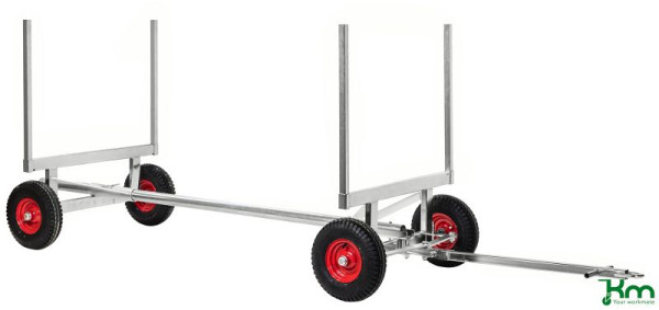 Chariot marchandises longues Kongamek, longueurs réglables : 1420 mm, 2420 mm, 2920 mm, KM123-E