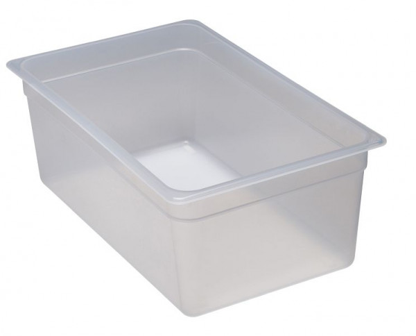 Conteneurs Gastronorm en polypropylène translucide Cambro 25,6 L Lot de 6 18PP190