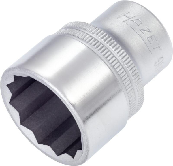Douille Hazet, double hexagonale, carré creux 12,5 mm (1/2 pouce), profil de traction extérieur double hexagonal, 1", 900AZ-1