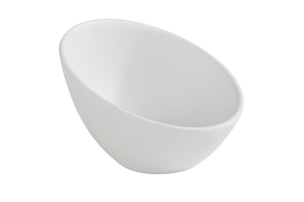 Bol APS -ZEN-, Ø 10 cm, hauteur : 7 cm, mélamine, blanc, aspect pierre, 0,08 litre, 84348