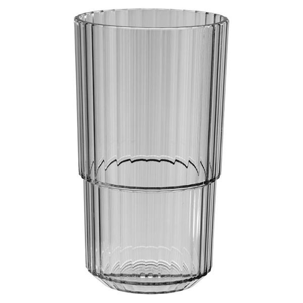 Gobelet APS -LINEA-, Ø 8,5 cm, hauteur : 15 cm, Tritan, 500 ml, couleur : gris français, lot de 48, 10569