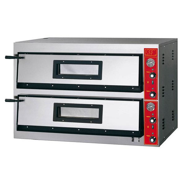 Four à pizza GGF à deux chambres, 12,8 kW, 1150 x 735 x 750 mm (LxPxH), PP0412630