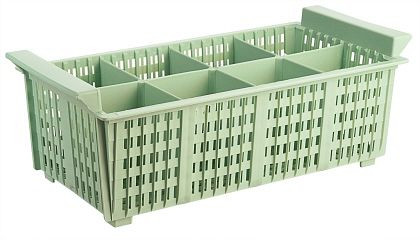 Panier à couverts Contacto, vert, 2512/044