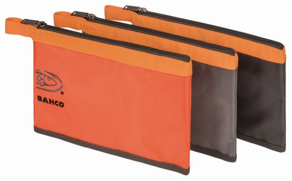 Bahco Lot de 3 grands sacs de rangement zippés 4750FB7-02
