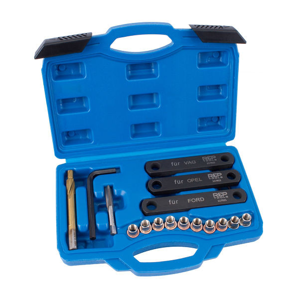 Kit de réparation de filetage de frein RepTools, M9x1,25, XXL-117921