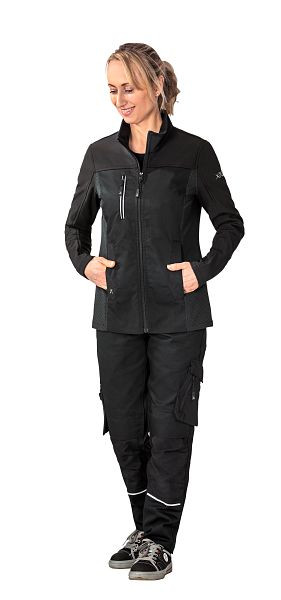 Veste hybride femme Planam Norit, noir/noir, taille 54, 6510054