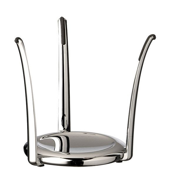 Support de buffet APS -KING-, Ø 15 cm, hauteur : 21 cm, zinc moulé sous pression, chromé dur, avec surfaces antidérapantes, 03623