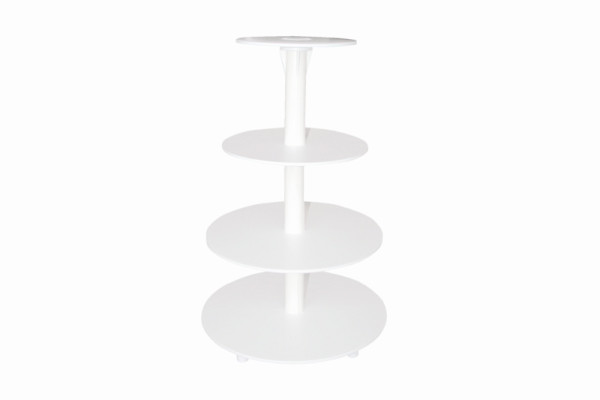 Présentoir à gâteaux à étages Schneider, 4 étages, plastique, 200104