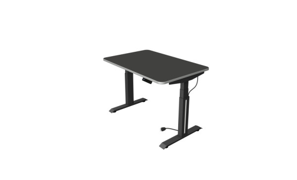Kerkmann Move Professional table assis/debout, L 1200 x P 800 mm, réglable en hauteur électriquement de 640 à 1290 mm, anthracite, 10070413