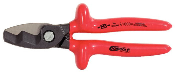 Coupe-câble à deux tranchants KS Tools 1000 V, 200 mm, 117.1270