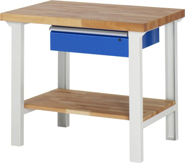 Etabli RAU série 7000 - conception modulaire, 1 tiroir de base, 1000x840x700 mm, 03-7001A7-107B4S.11