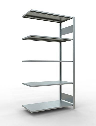 Rayonnage Schulte, panneau supplémentaire, 5 niveaux de rangement, charge du compartiment 150 kg, 1006 x 536 x 2000 mm, 278796