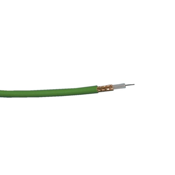câble vidéo connectivité bda 0.6 / 3.7 vert - boite pliable 100m, 11200321
