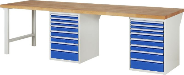 Etabli RAU série 7000 - modèle 7519-8, L3000 x P900 x H840 mm, 13-7519A8-309B4S.11