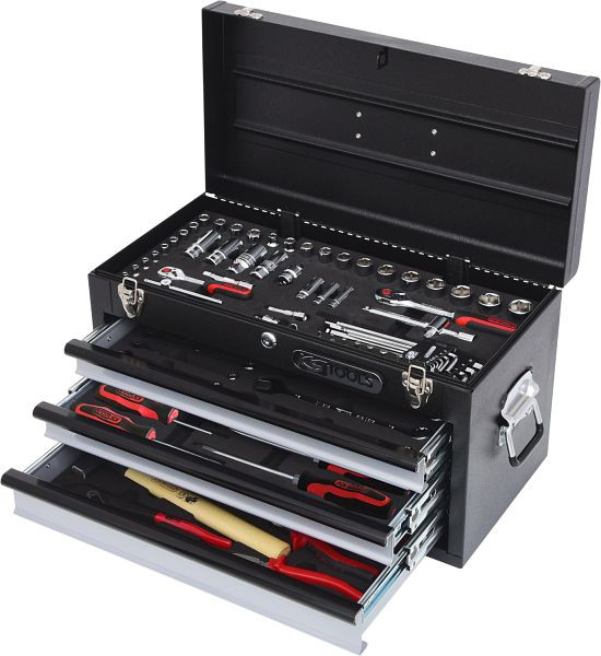 KS Tools 1/4"+3/8" CHROMEplus jeu d'outils universels, 99 pièces, 918.0250