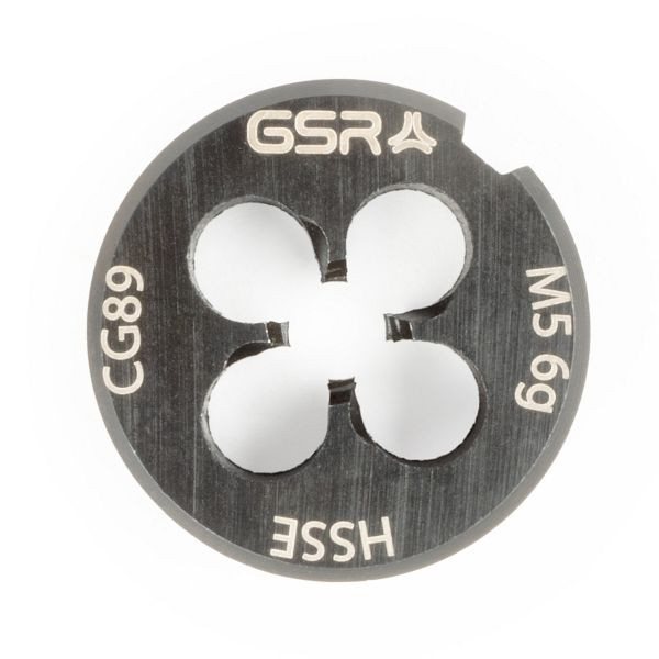 Filière GSR DIN EN 22568 (DIN 223) filetage métrique à droite HSSE-VAP M 5, 00409170