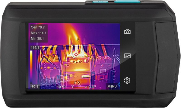Caméra d'imagerie thermique Hazet, caméra visuelle : 3264 × 2448 pixels (8MP), 1992-2